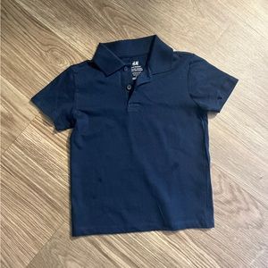 H&M navy blue polo shirt